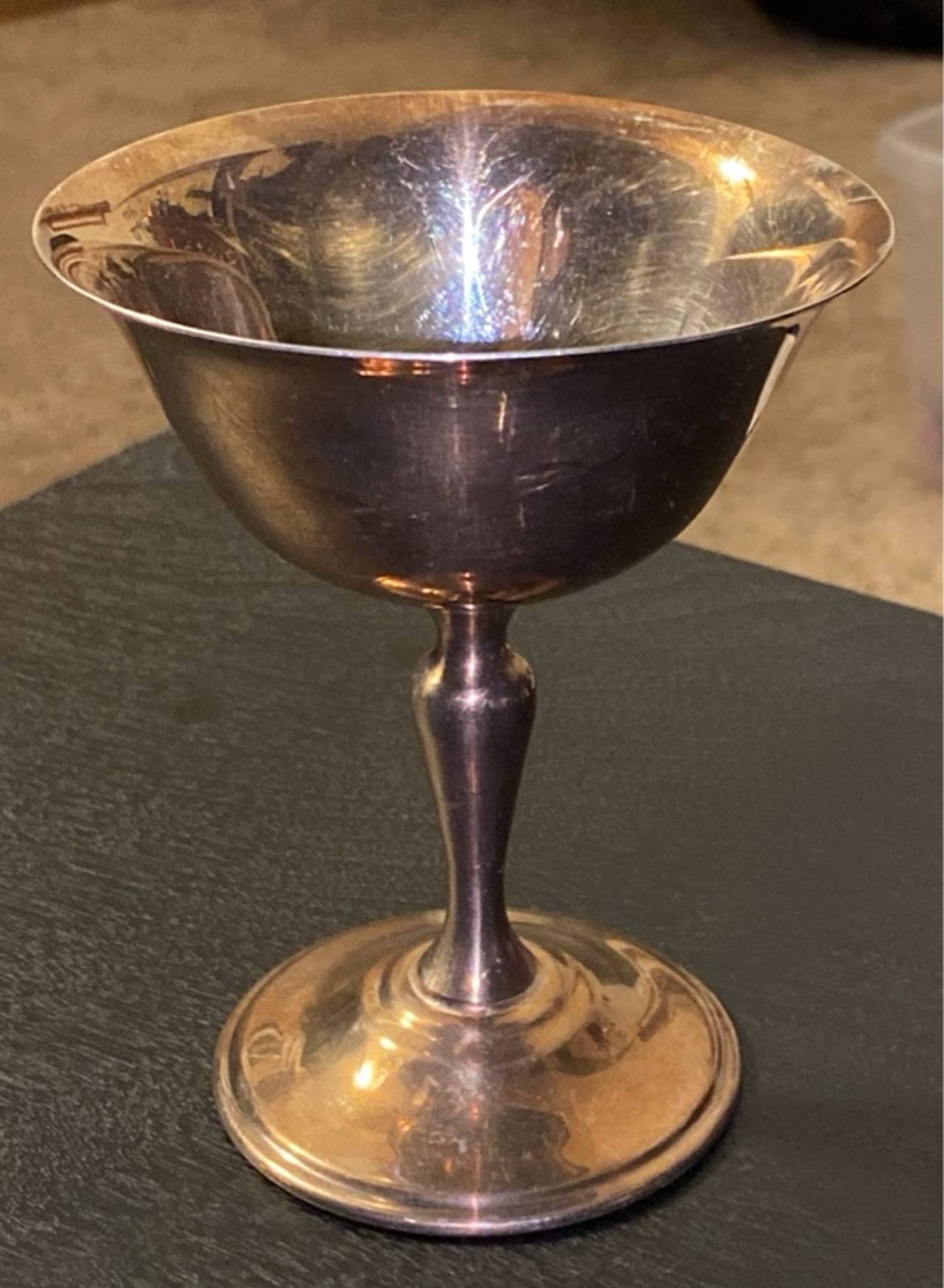 De Uberti Italy Silver Plate Goblet
