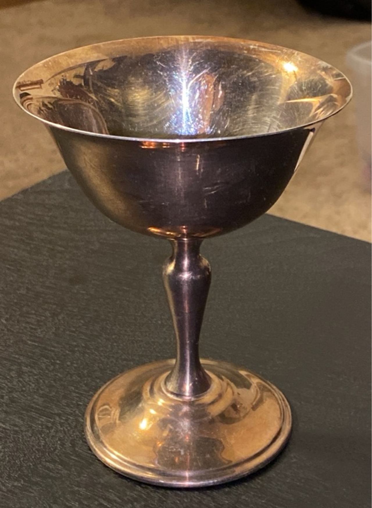 De Uberti Italy Silver Plate Goblet
