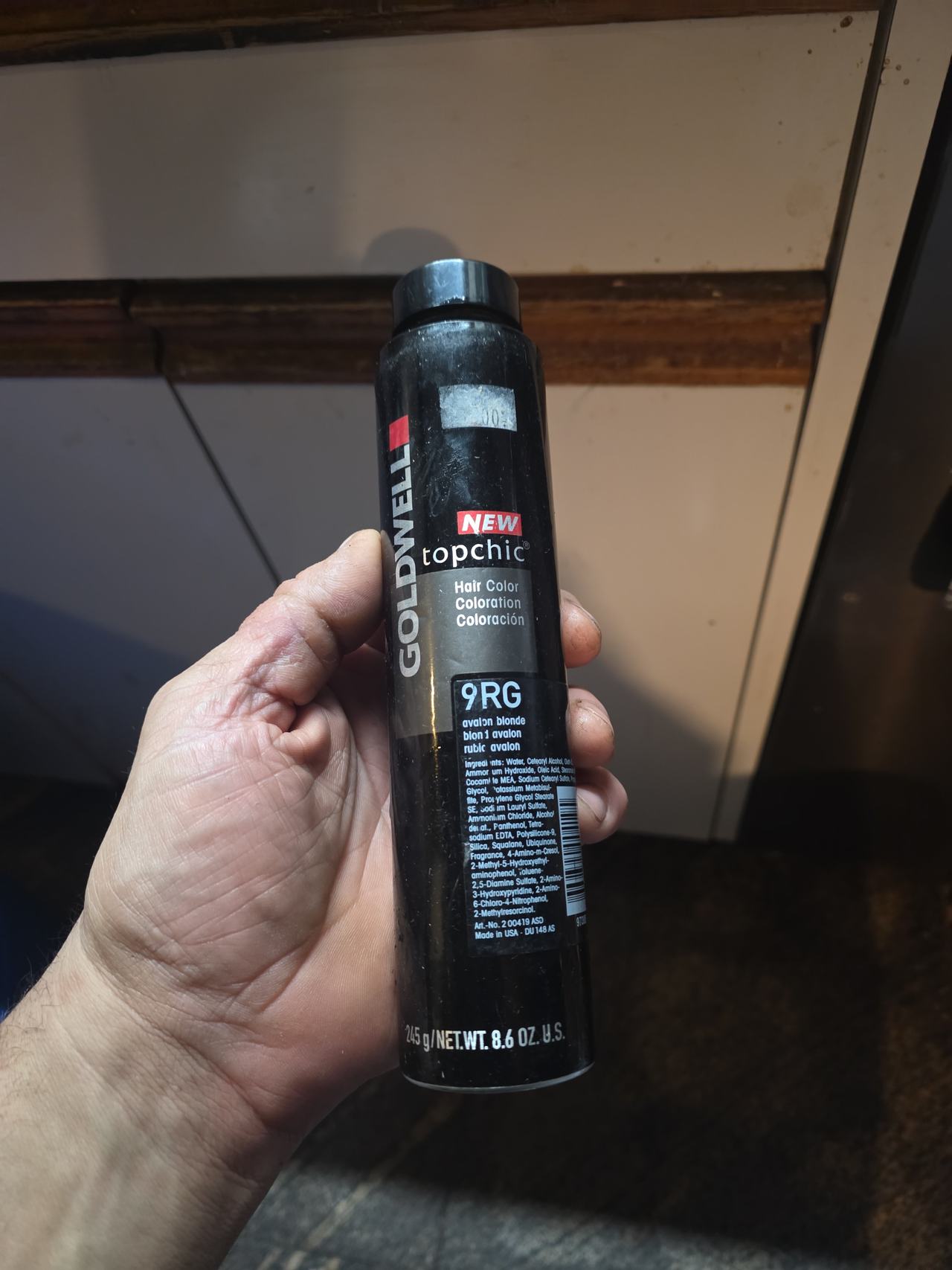 Goldwell Topchic Permanent Hair Color 9RG Avalon Blonde 250ml Canister