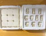 Cherub and Rose Decorative Tic-Tac-Toe Set - Image 1