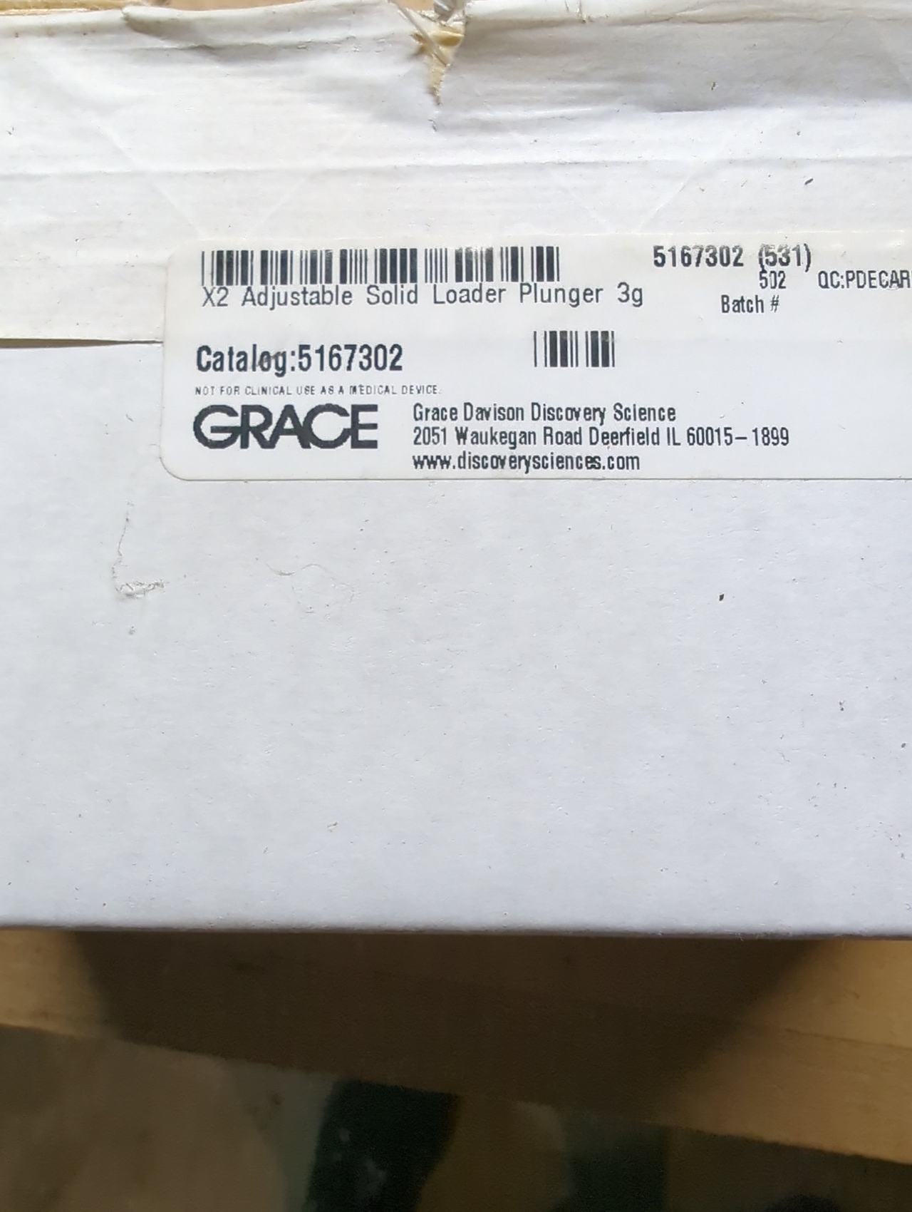 Grace Davison X2 Adjustable Solid Loader Plunger 3g