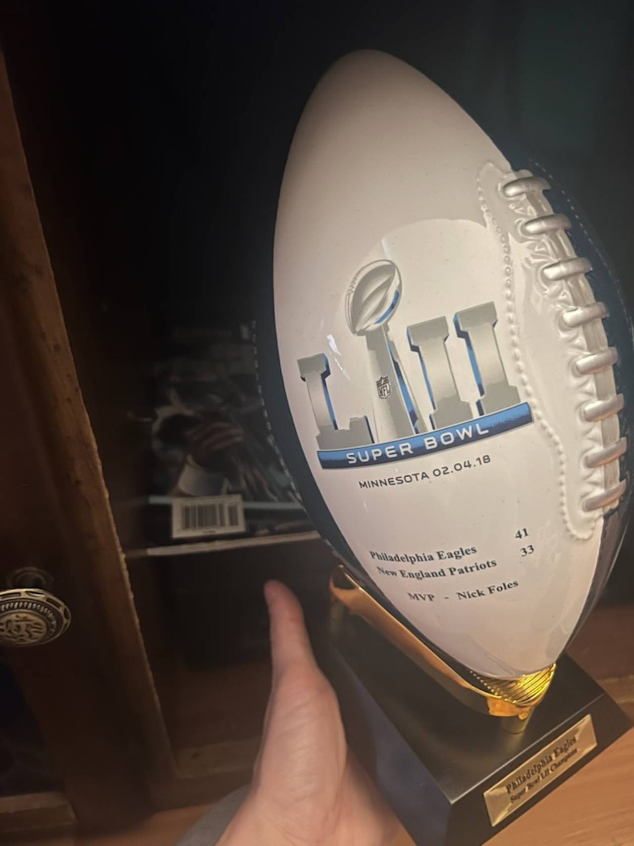 Philadelphia Eagles Super Bowl LII Commemorative Roster Football