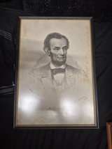 Abraham Lincoln Engraved Portrait by Frederick Halpin after F.B. Carpenter - Image 2