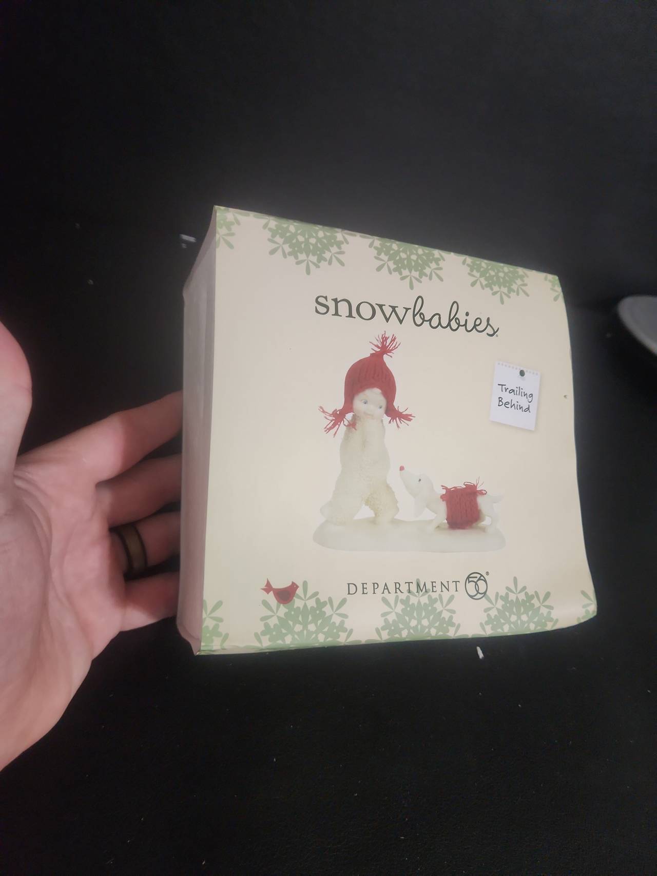 Department 56 Snowbabies Trailing Behind Figurine