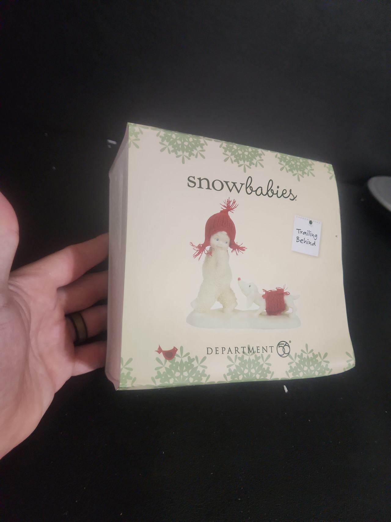 Department 56 Snowbabies Trailing Behind Figurine