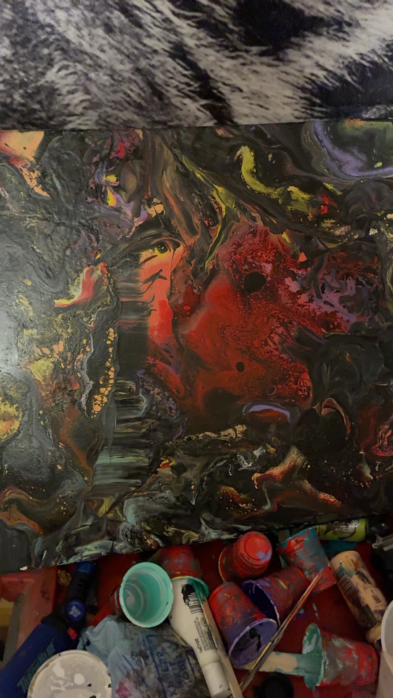 Original Abstract Acrylic Painting on Canvas