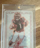2021 Panini Phoenix Contours Ja'Marr Chase Rookie Card - Image 1