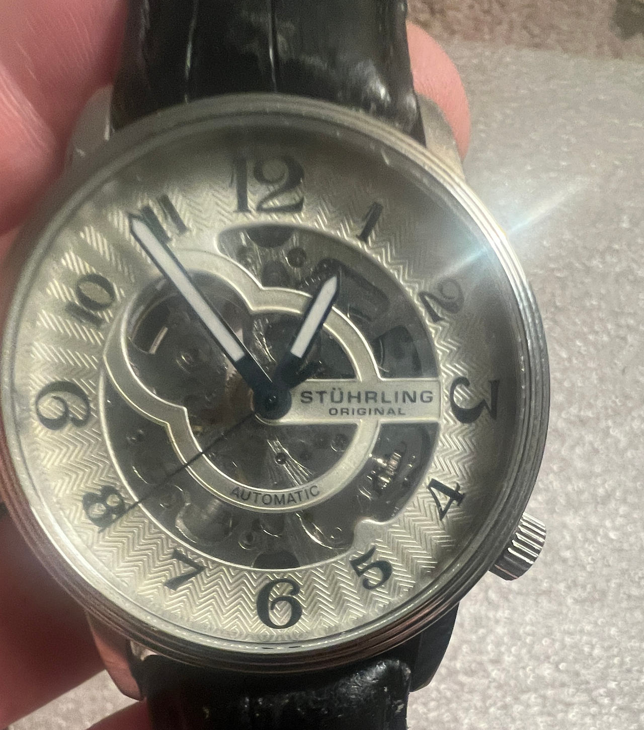 Stührling Original Winchester Skeleton Automatic Watch