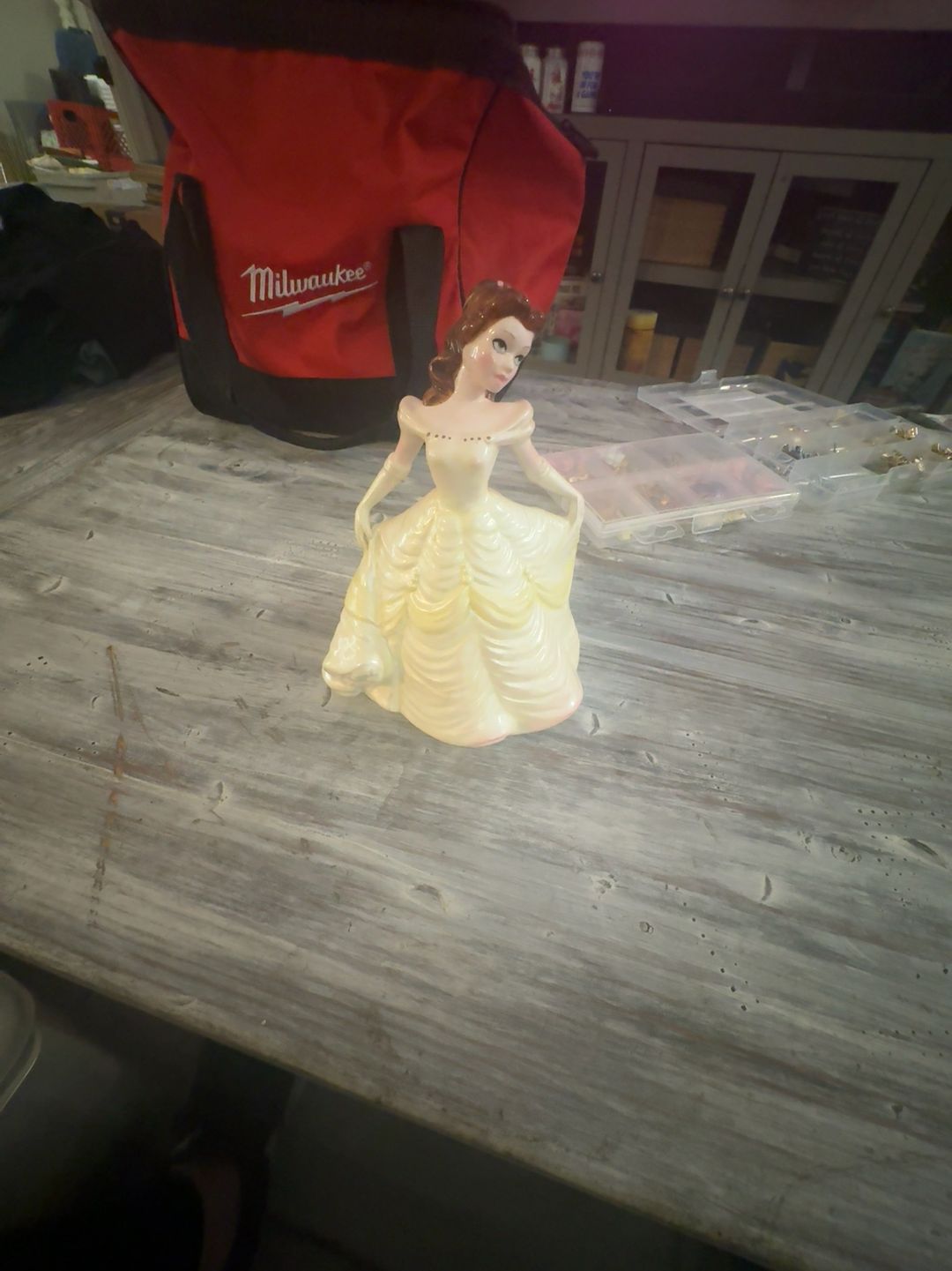 Disney Beauty and the Beast Belle Ceramic Music Box