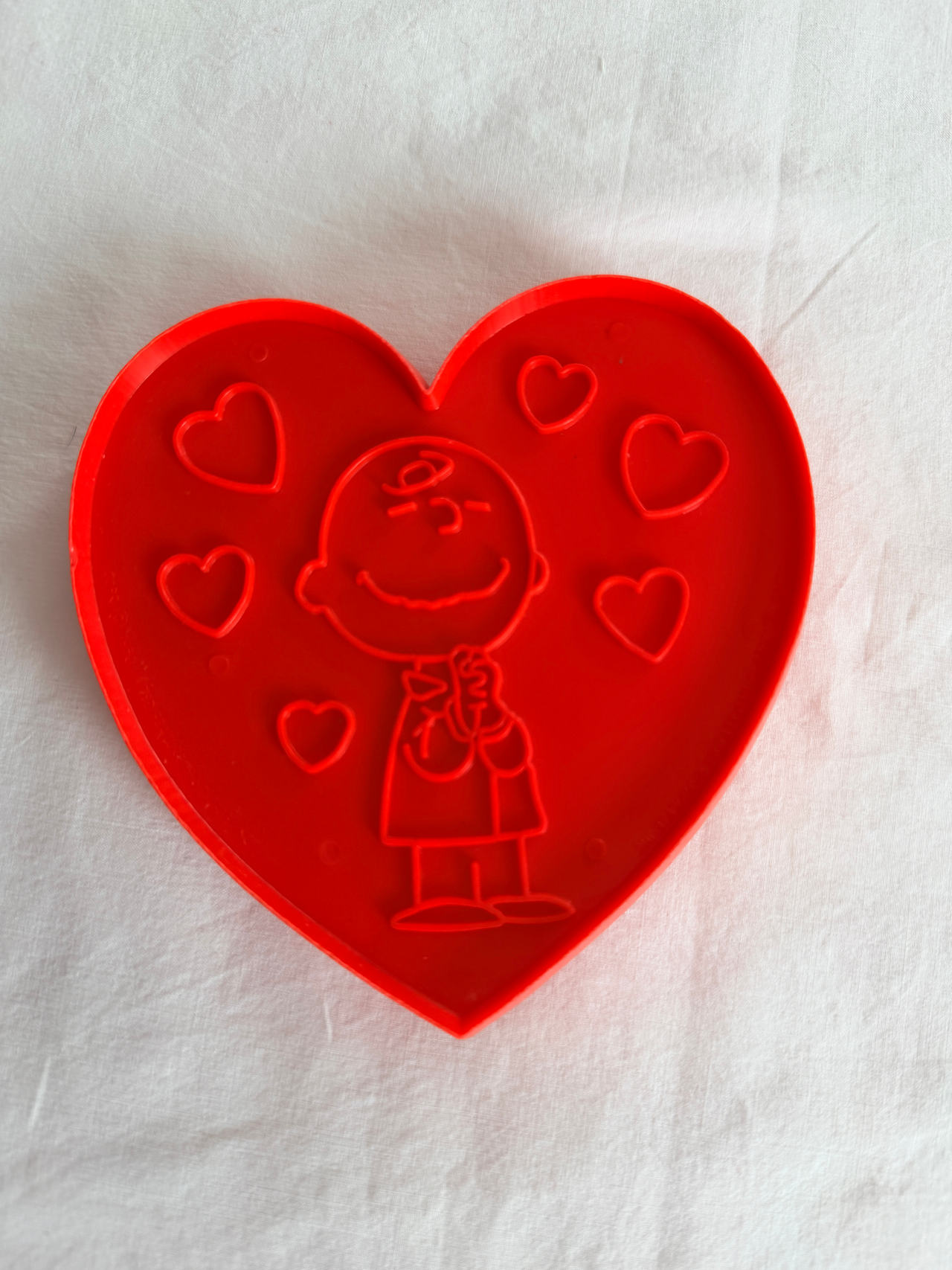Vintage Peanuts Charlie Brown Heart Cookie Cutter