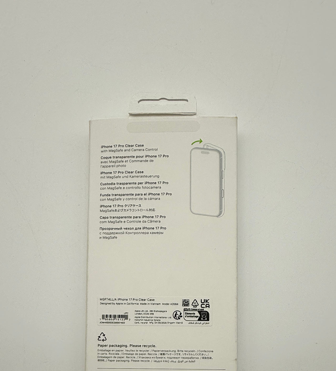 Apple iPhone 17 Pro Clear Case with MagSafe