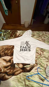White Cross Hoodie - Image 1