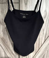 American Eagle Ribbed Black Cami Tank Top size Small - Image 1