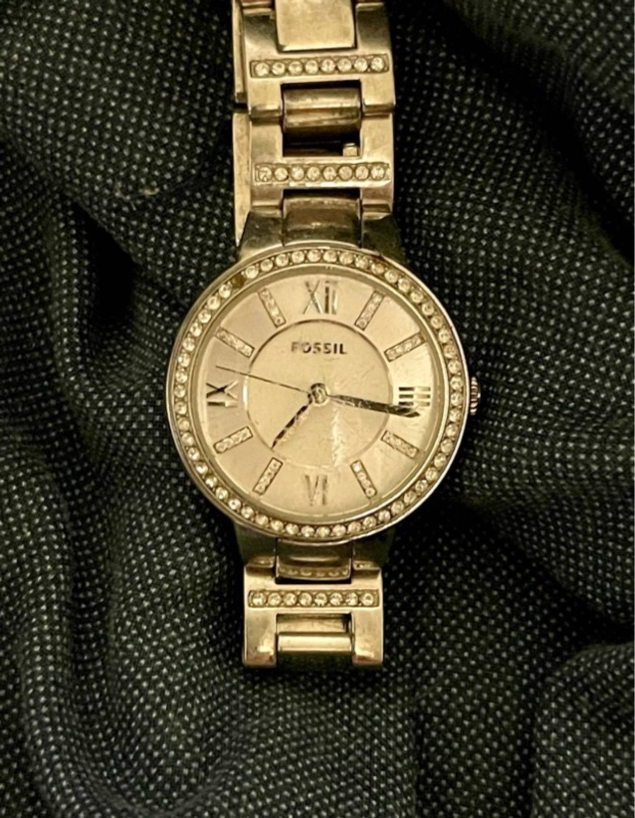 Fossil Virginia ES3284 Rose Gold Stainless Steel Women's Watch