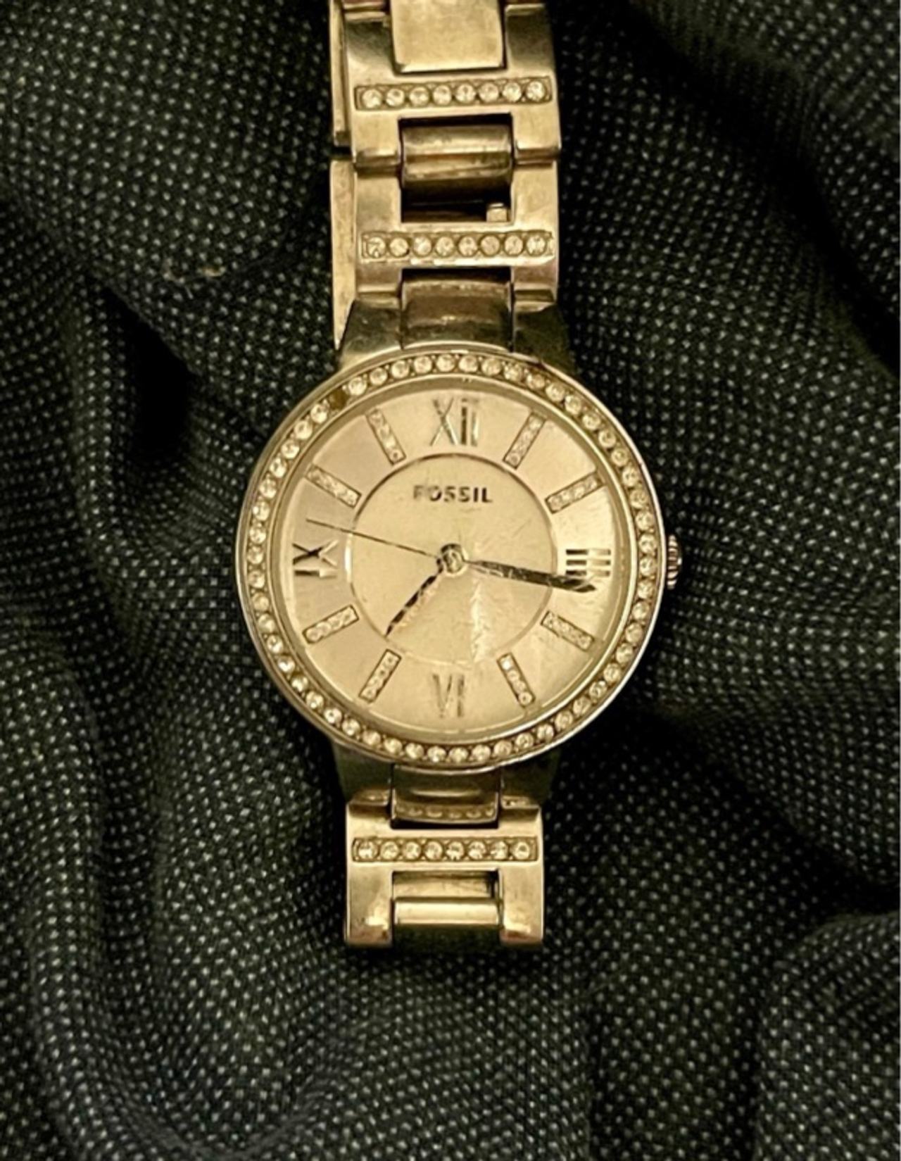 Fossil Virginia ES3284 Rose Gold Stainless Steel Women's Watch