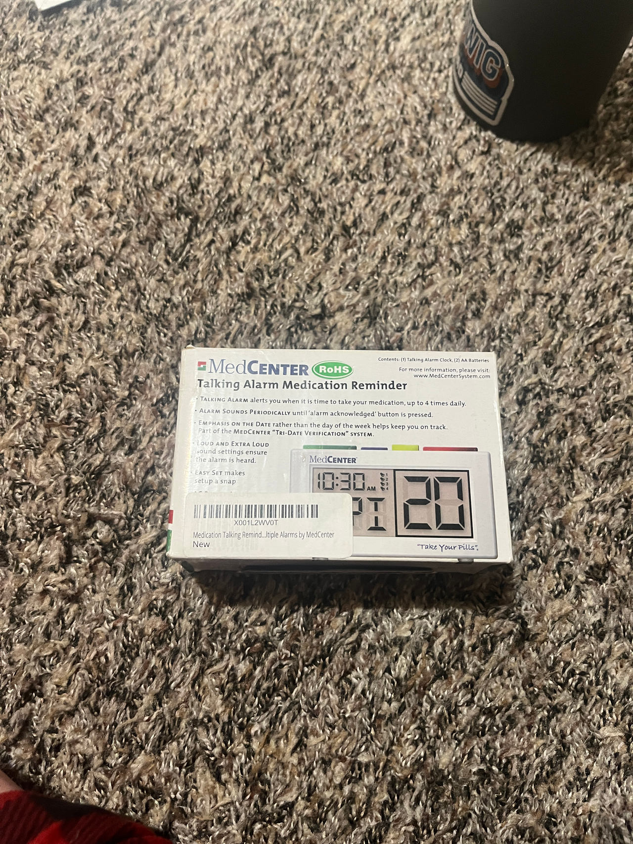 MedCenter Talking Alarm Medication Reminder