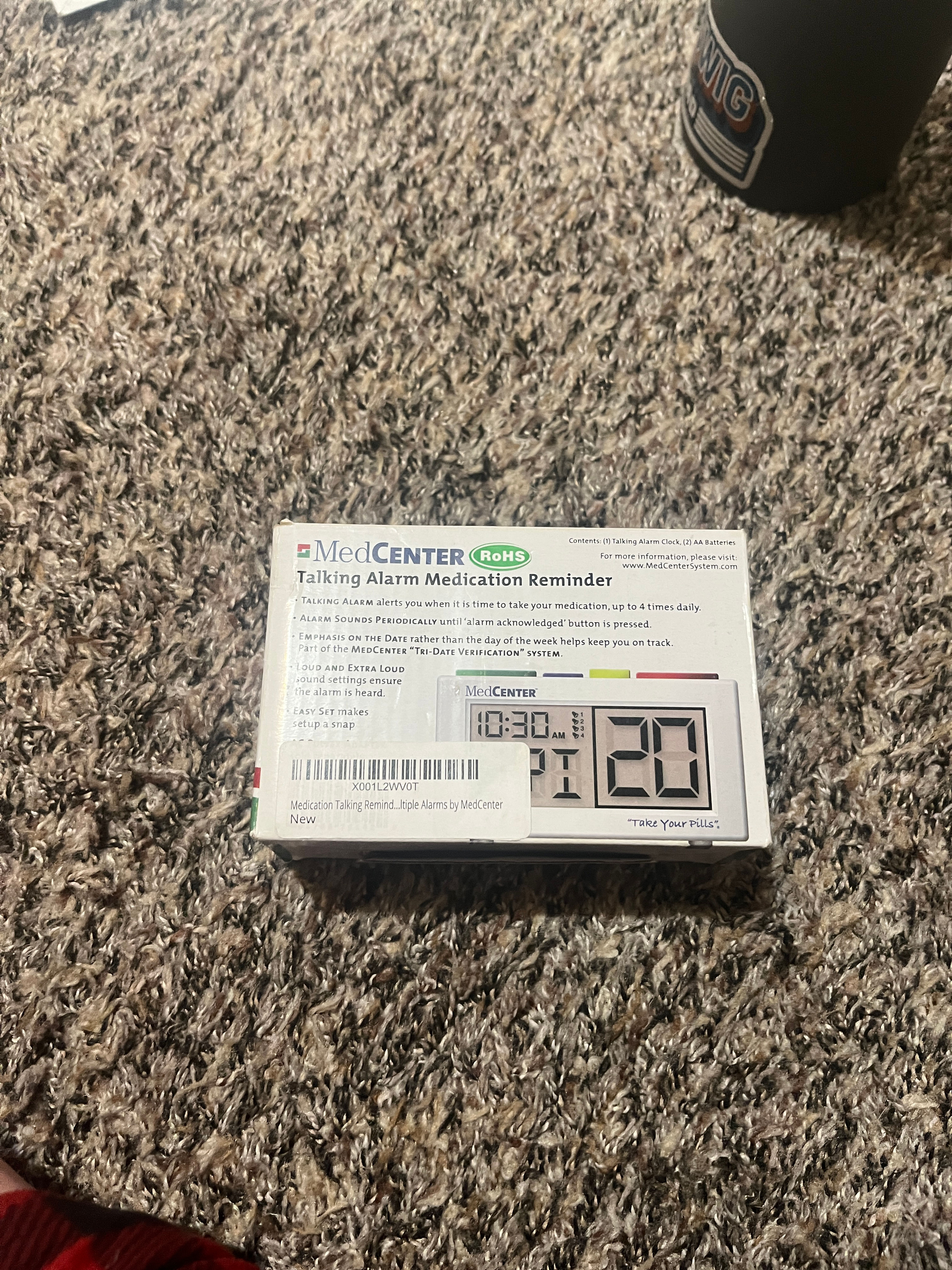 MedCenter Talking Alarm Medication Reminder