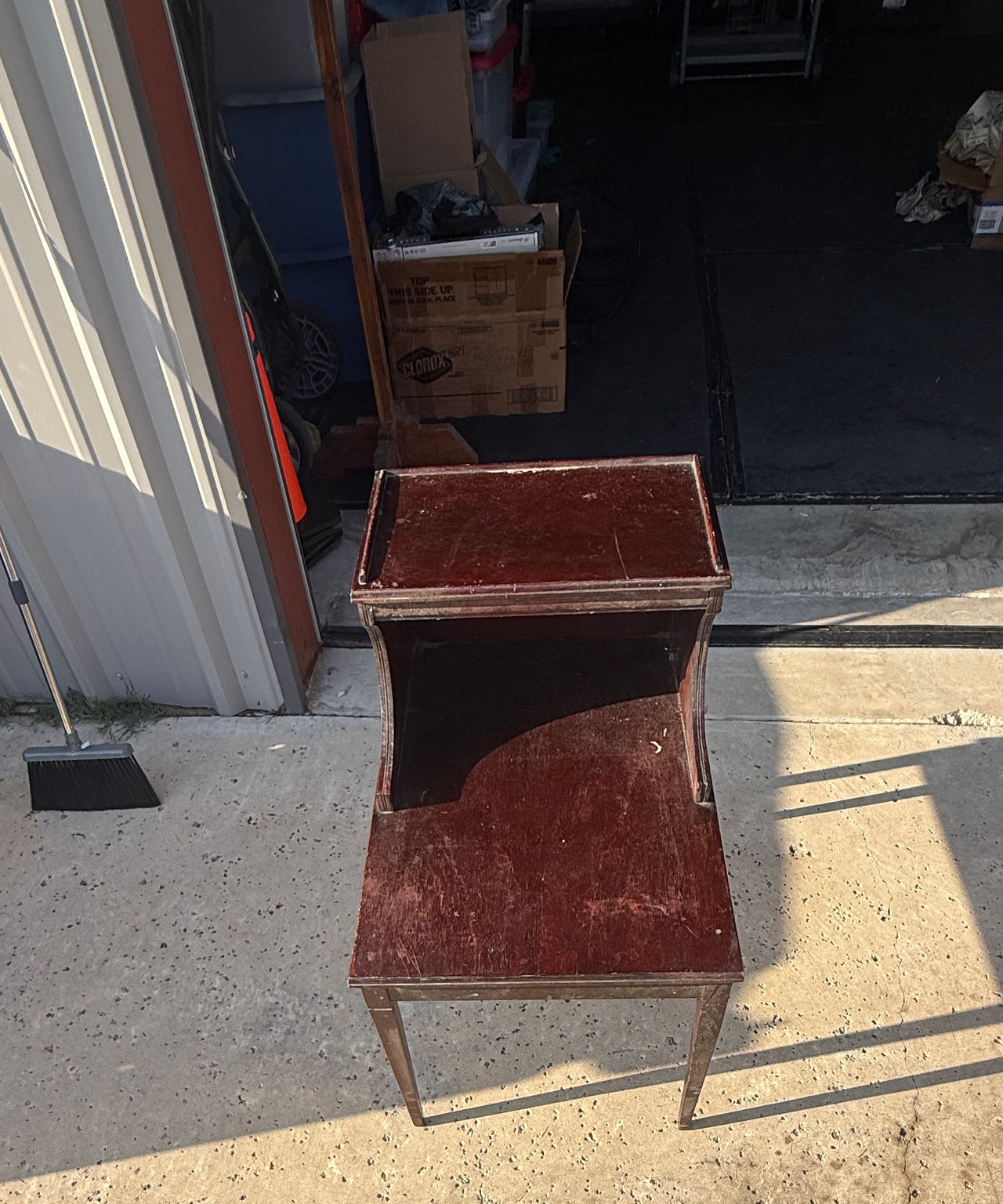 Mid-Century Step End Table