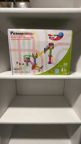PicassoTiles Magnetic Marble Run Set 50 Piece Kit PTG50 - Image 2