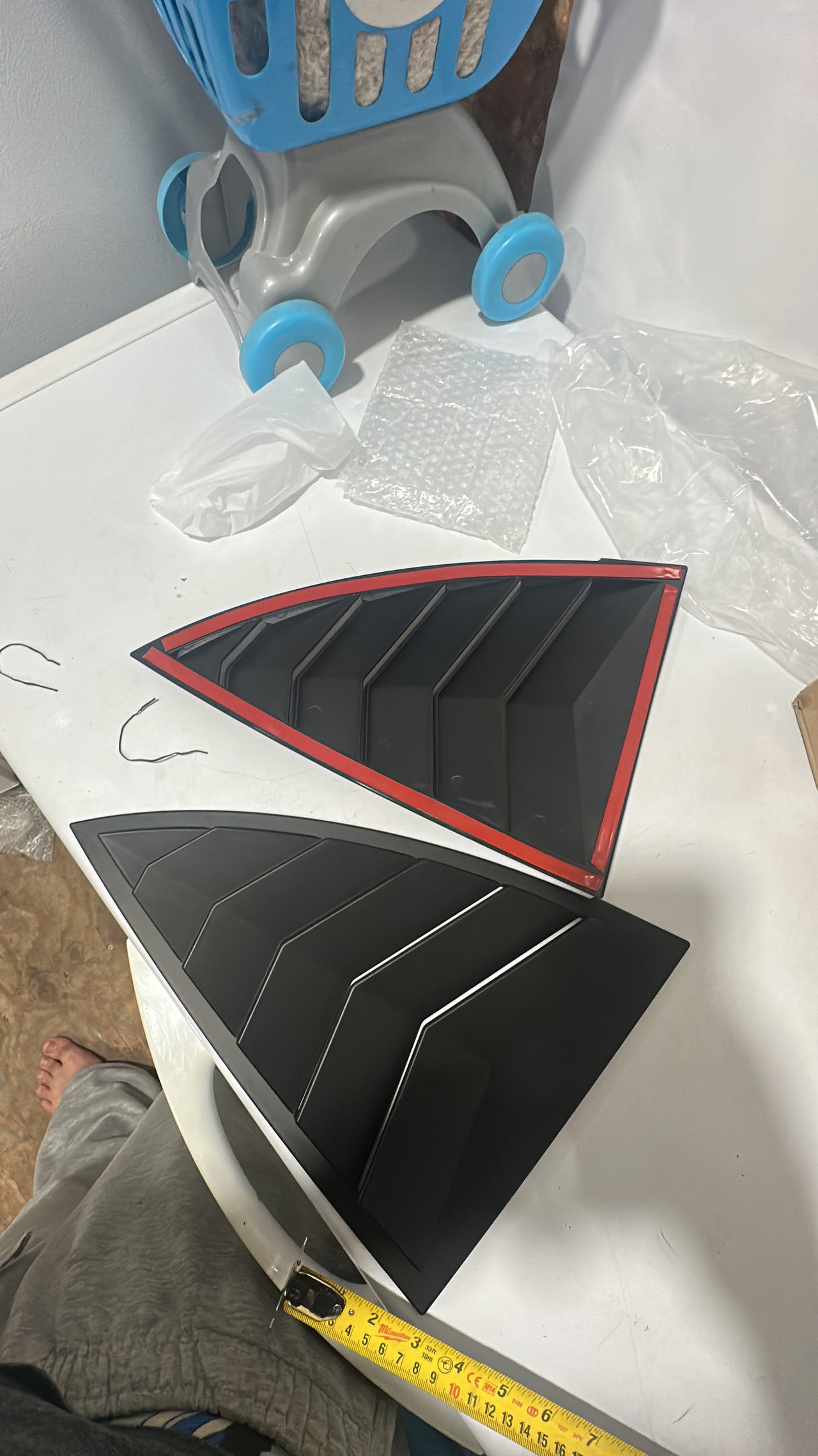 Mustang Rear Window Louvers