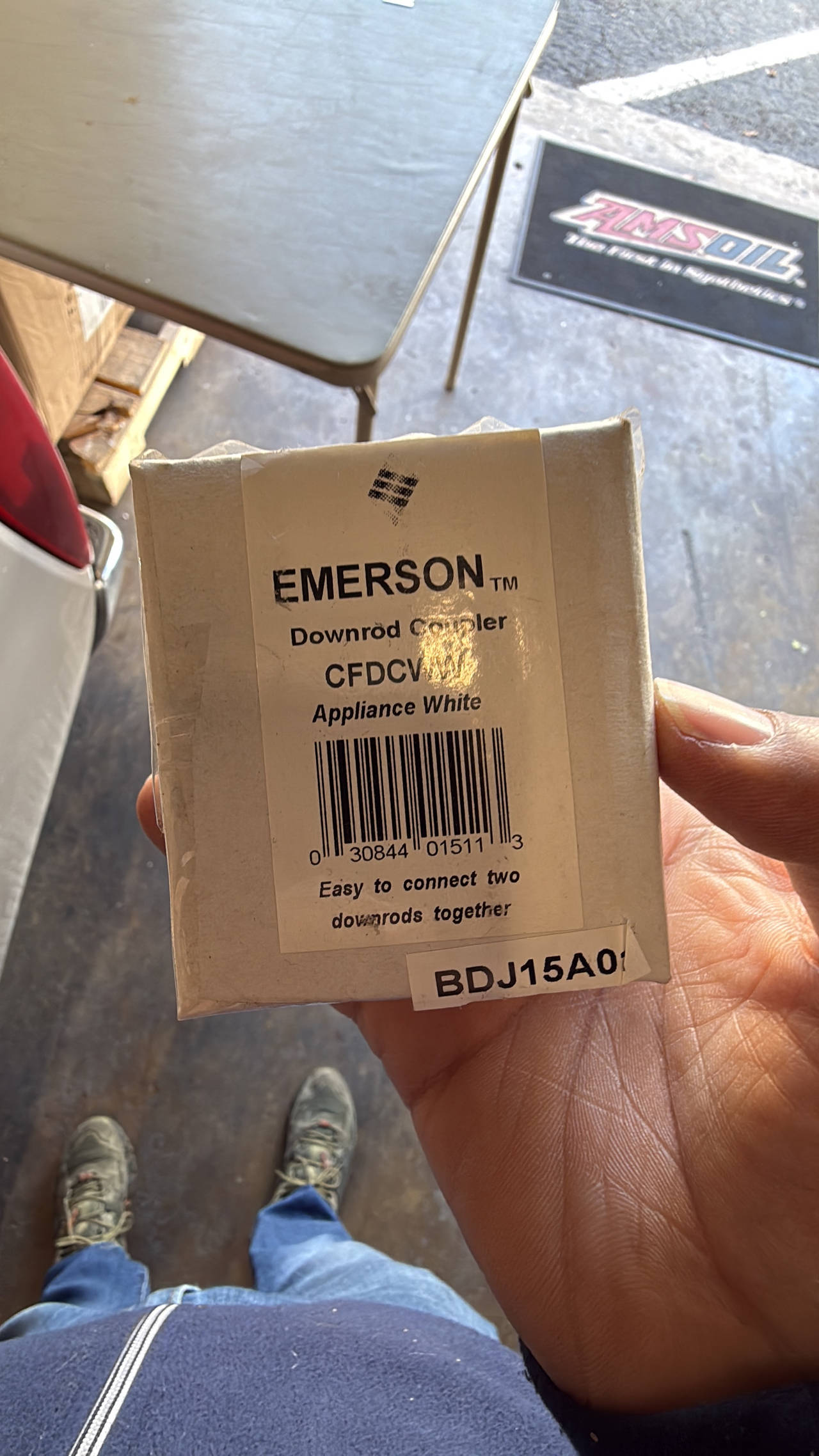 Emerson Downrod Coupler Appliance White CFDCVW