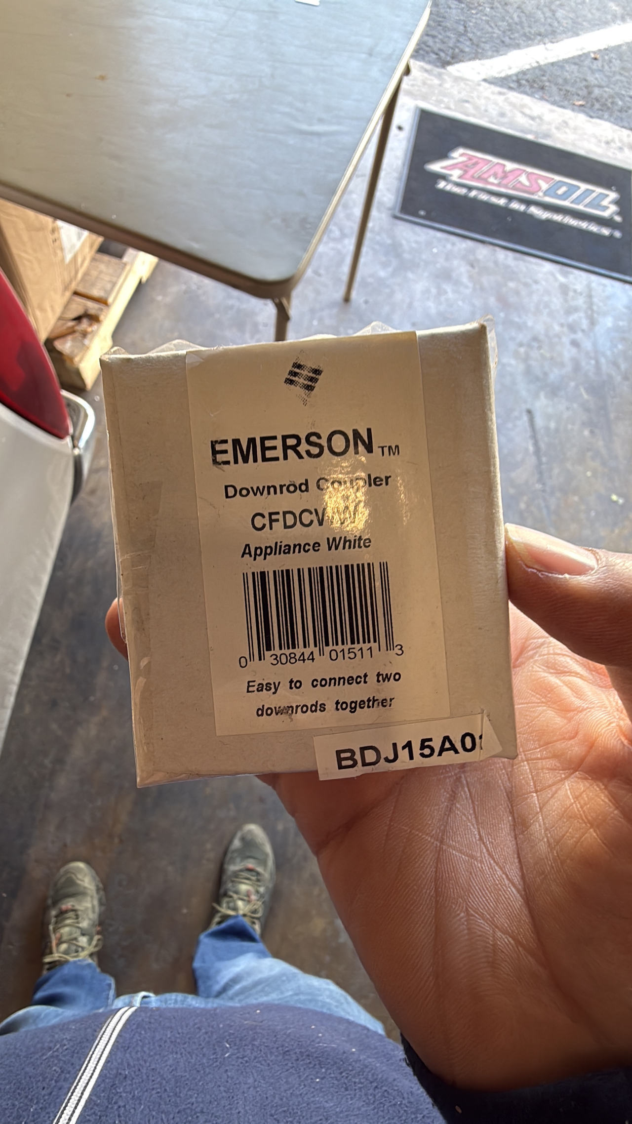 Emerson Downrod Coupler Appliance White CFDCVW