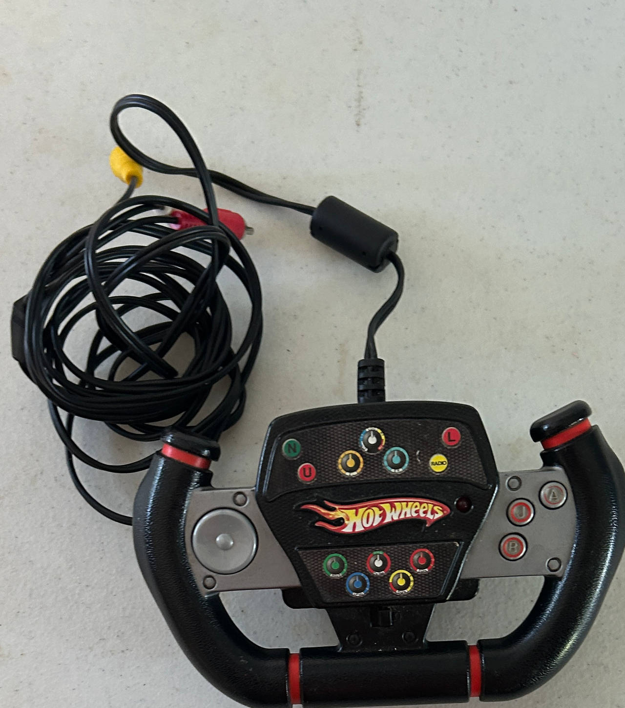 Hot Wheels Plug & Play TV Game Steering Wheel