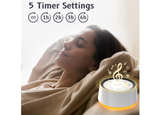 (White) Noise Sound Machine with 30 Soothing Sounds 12 Colors Night Light White - Image 3