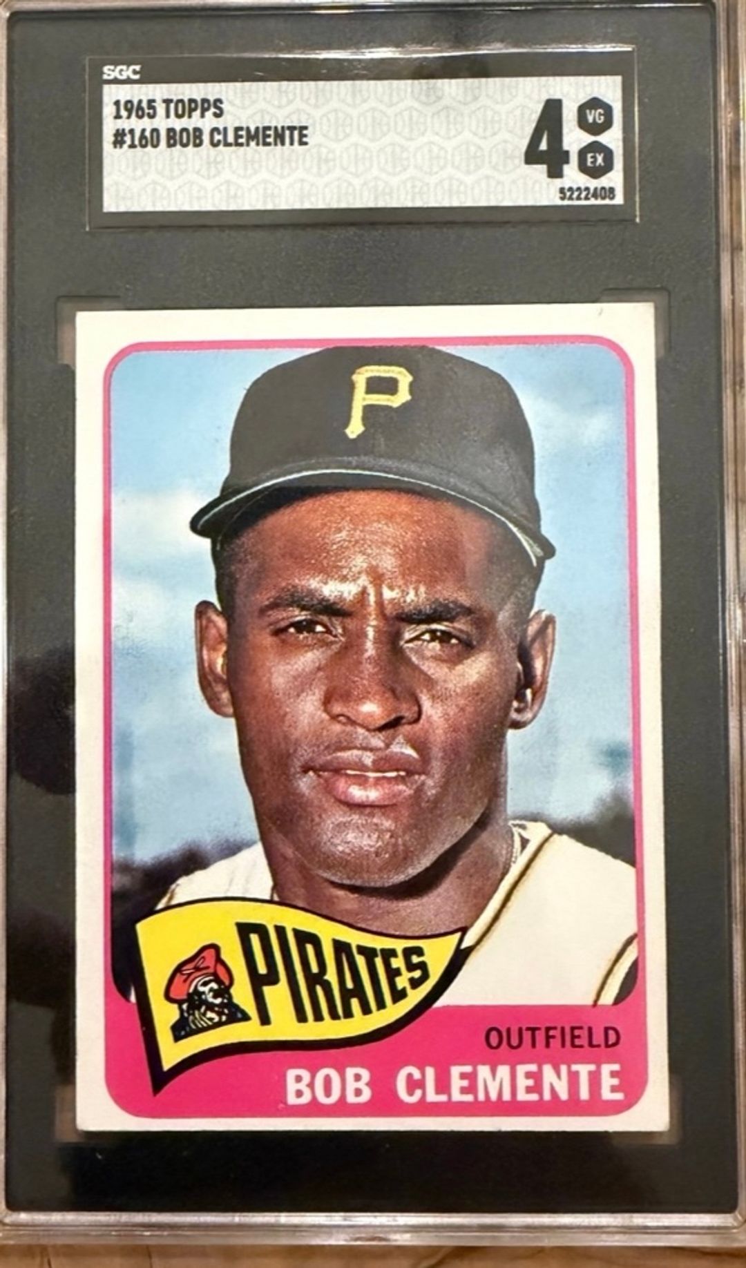 1965 Topps #160 Roberto Clemente SGC 4