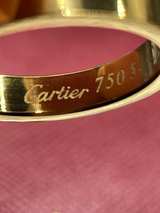 Cartier C de Cartier Wedding Band – 18K Yellow Gold – Size 7 – Full Box Set - Image 2