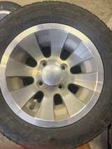 EZGO 10" Machined Aluminum Golf Cart Wheels and Tires - Image 7