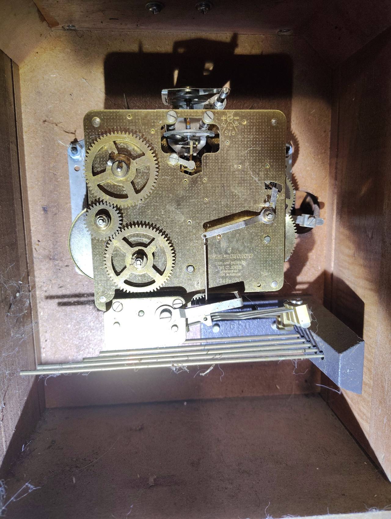 Hermle 340-020 Mechanical Clock Movement