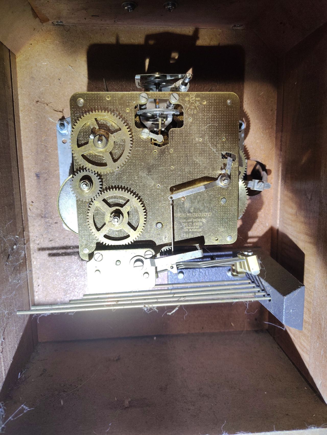 Hermle 340-020 Mechanical Clock Movement
