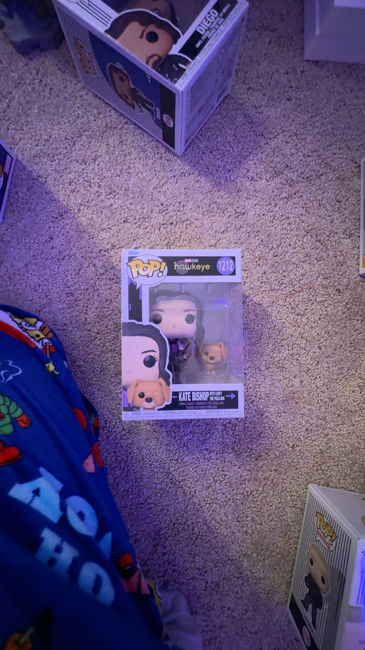 Funko Pop! Hawkeye Kate Bishop with Lucky the Pizza Dog