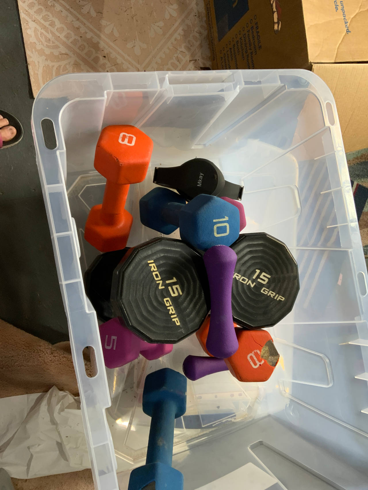 Assorted Dumbbells