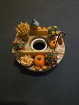 Candle Capper S'Topper. Fall Harvest Pumpkin Cart jar topper - Image 2