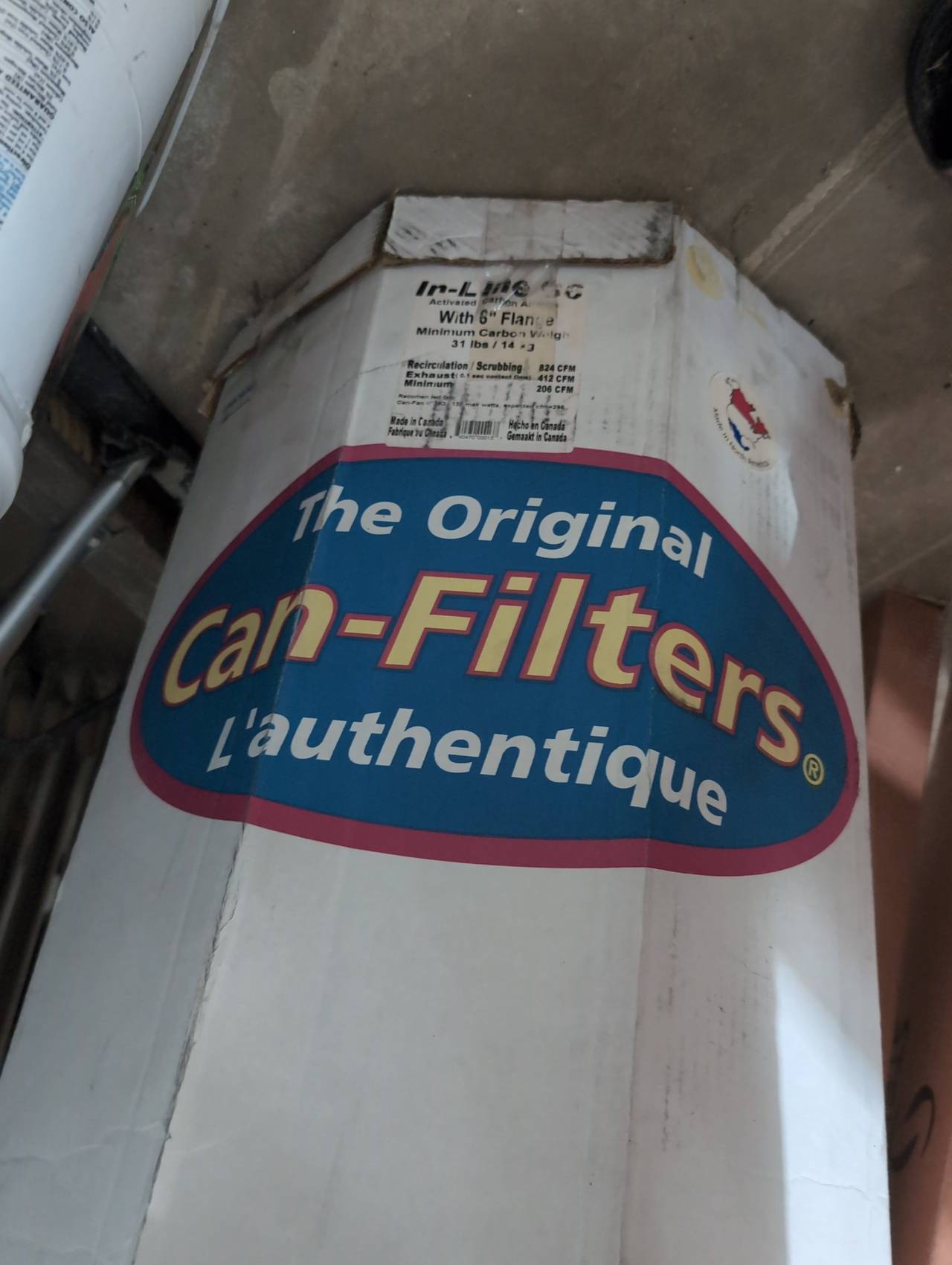 Can-Filters Can-66 Activated Carbon Filter with 6" Flange