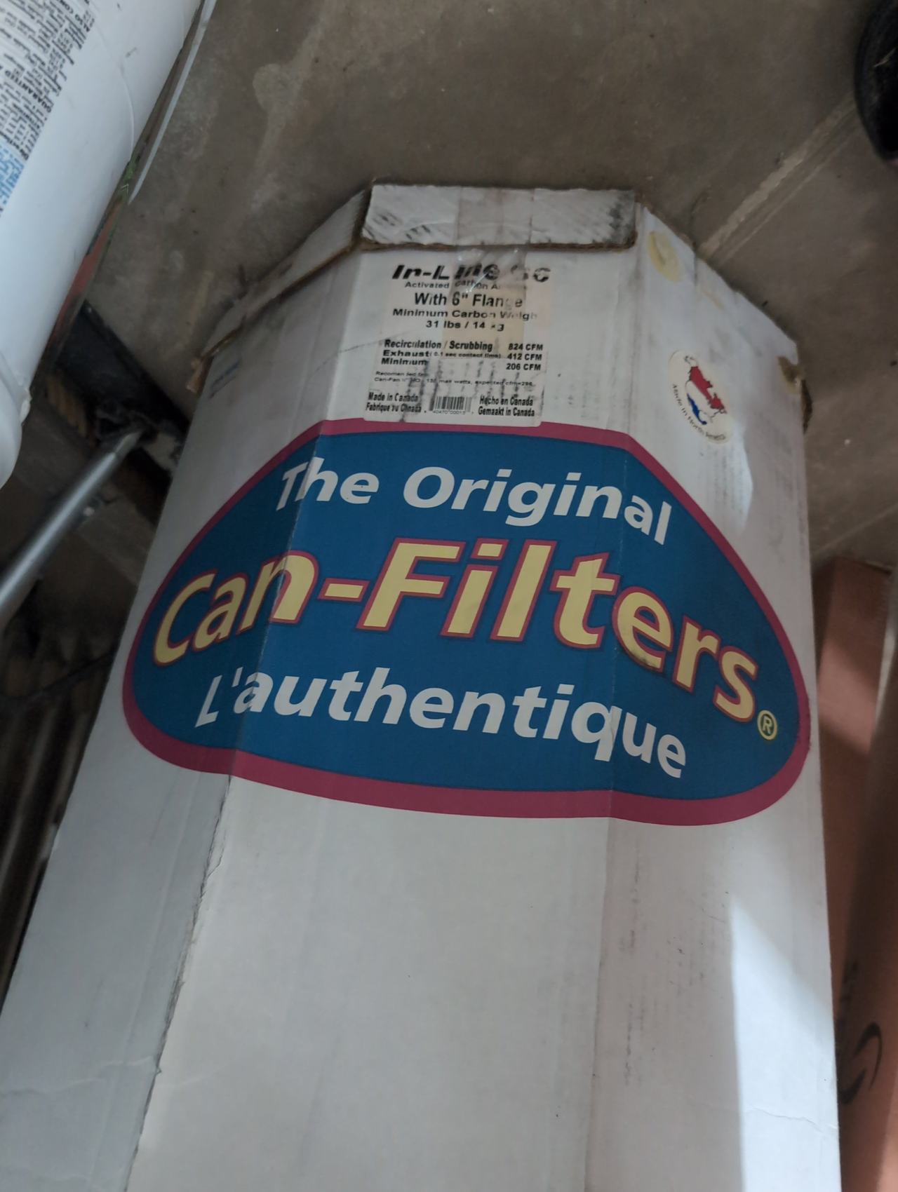 Can-Filters Can-66 Activated Carbon Filter with 6" Flange