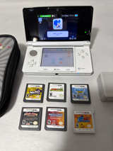 Nintendo 3DS White w/ Charger, Case & 6 Games – Tested & Working 4GB - Image 3