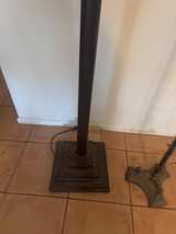 Traditional Floor Lamp with Brown Shade - Image 3