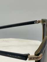 Tahari Oversized Square Two-Tone Sunglasses 
HHTH1012-R TH712 OXWD - Image 2