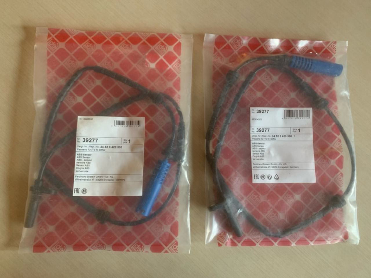 Delphi ABS Speed Sensor Black