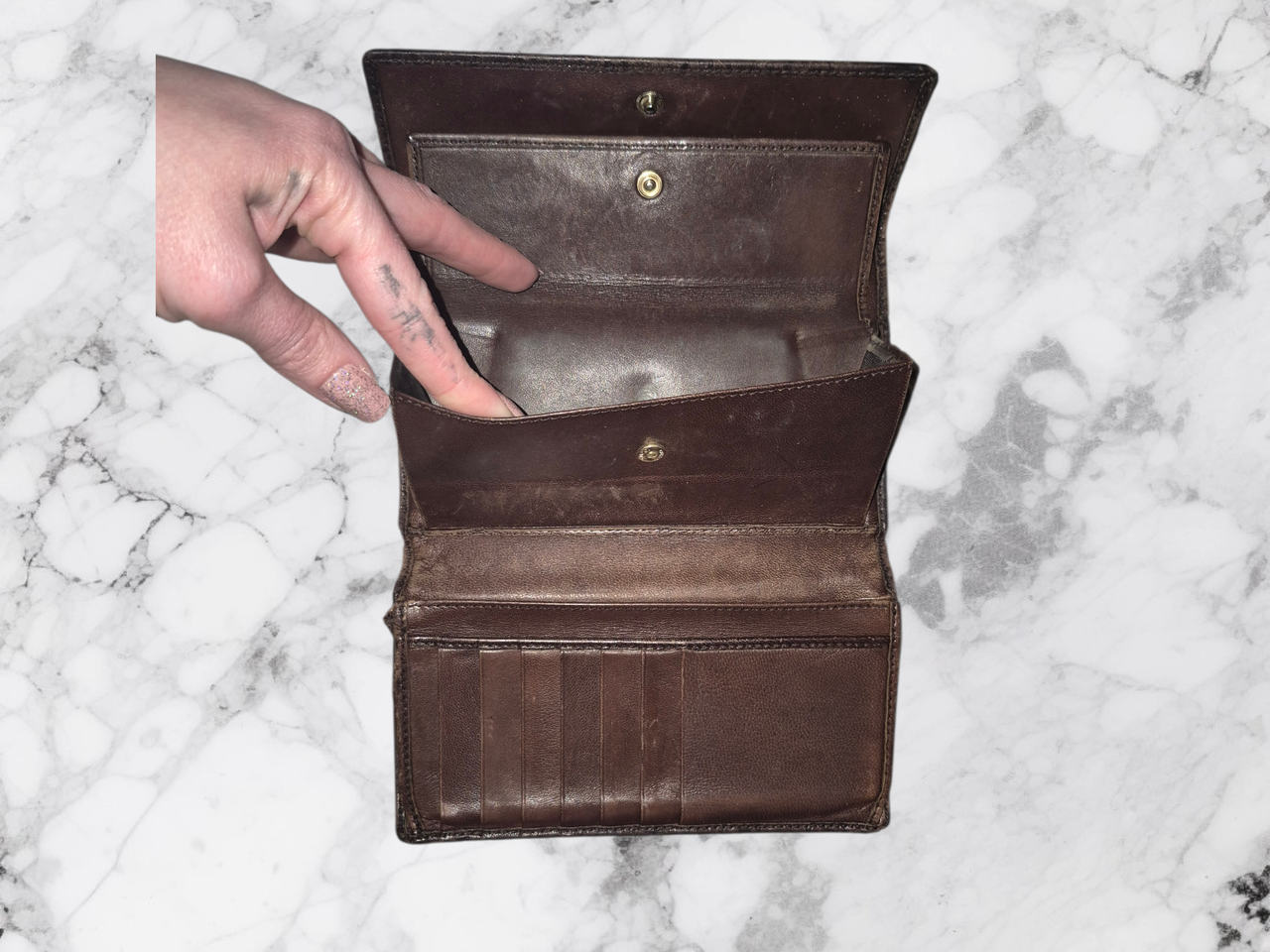 Gucci Guccissima Leather Continental Wallet