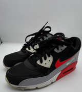 Nike Air Max 90 Black Grey Red Mens Size 10 - Image 1