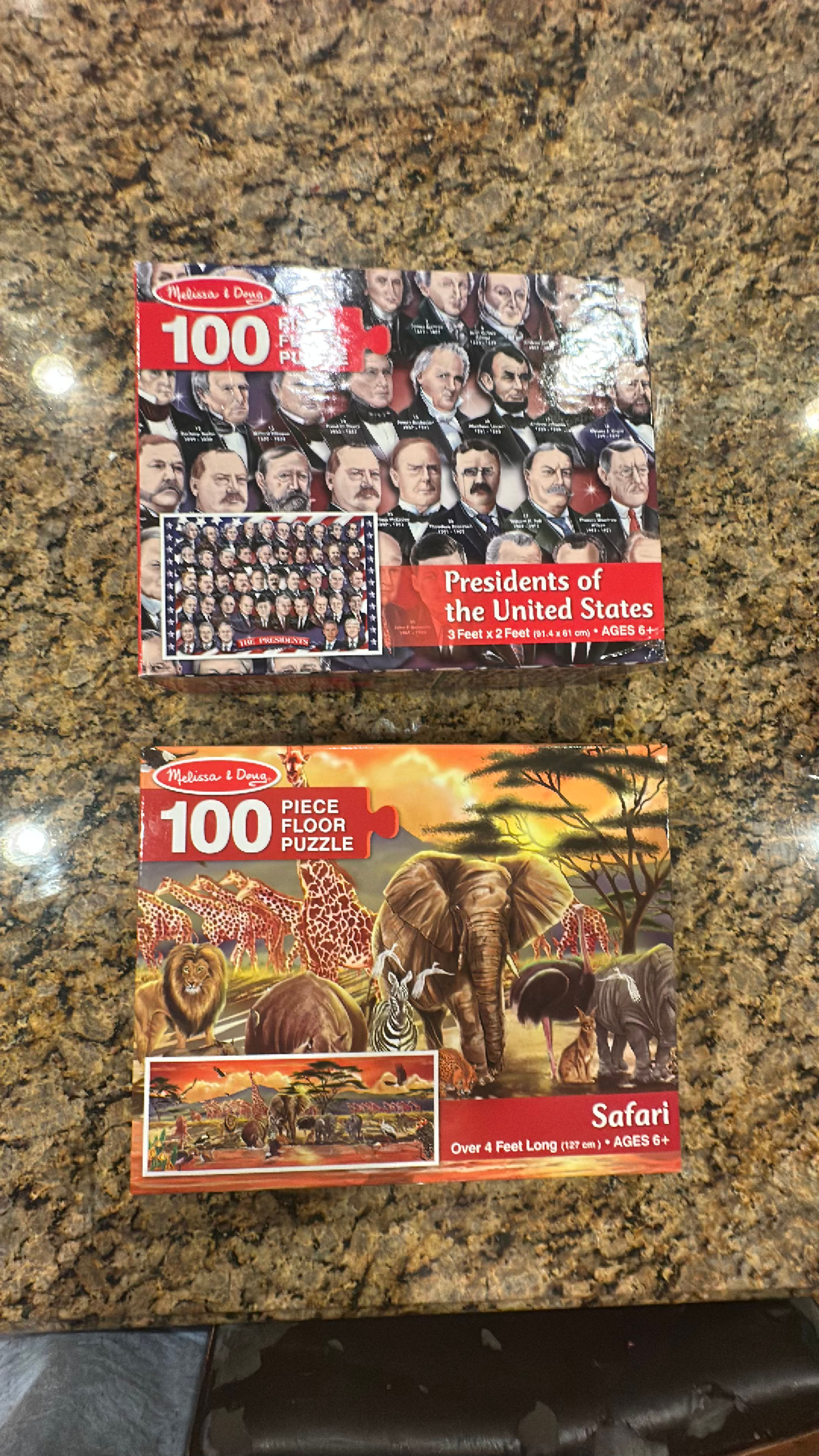 Melissa & Doug (2) 100 piece puzzles - Image 3