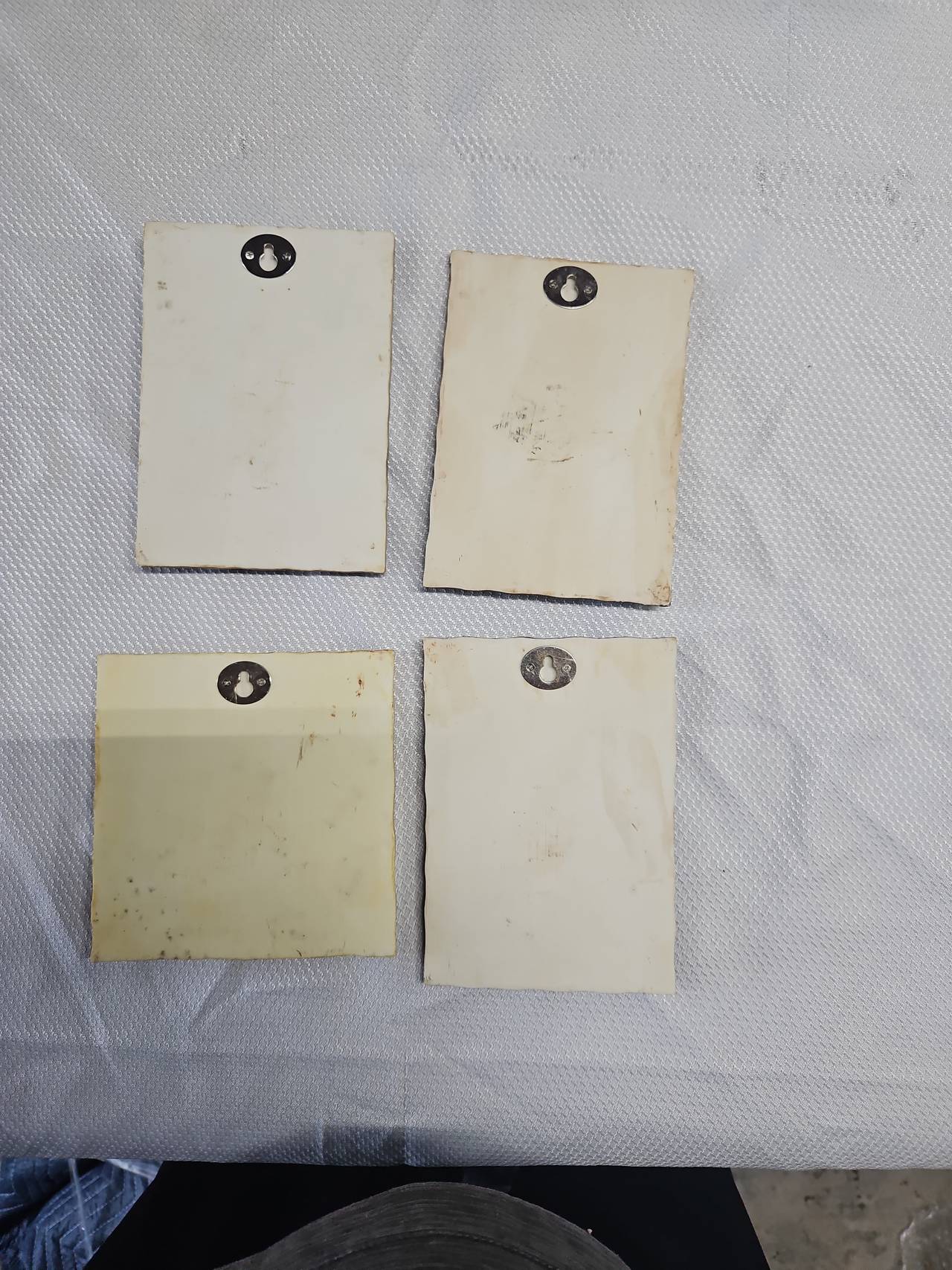 Vintage Style Coffee Cup Wall Decor Set of 4
