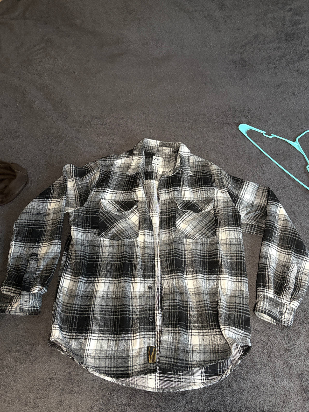 Zara Plaid Flannel Shirt