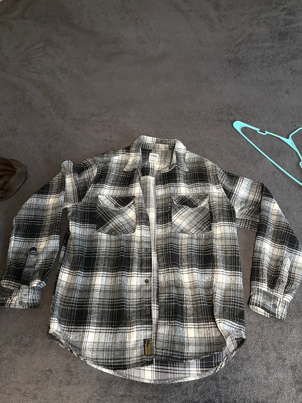 Zara Plaid Flannel Shirt