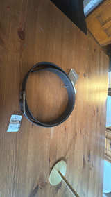 Zegna Black Leather Belt - Image 3