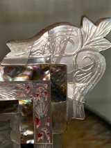 Vintage Mother of Pearl Last Supper Carving - Image 6